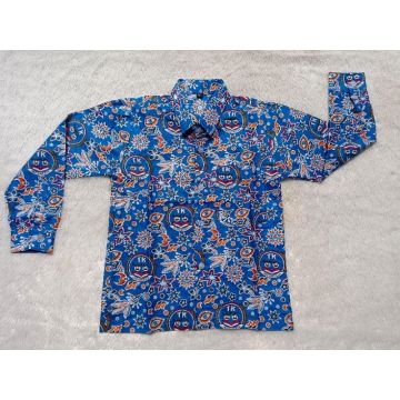 Batik Biru Sekolah